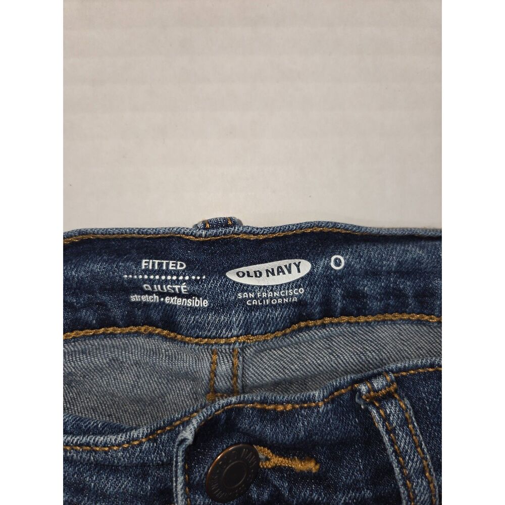 Old Navy Fitted Stretch Cuffed Denim Shorts - Size 0